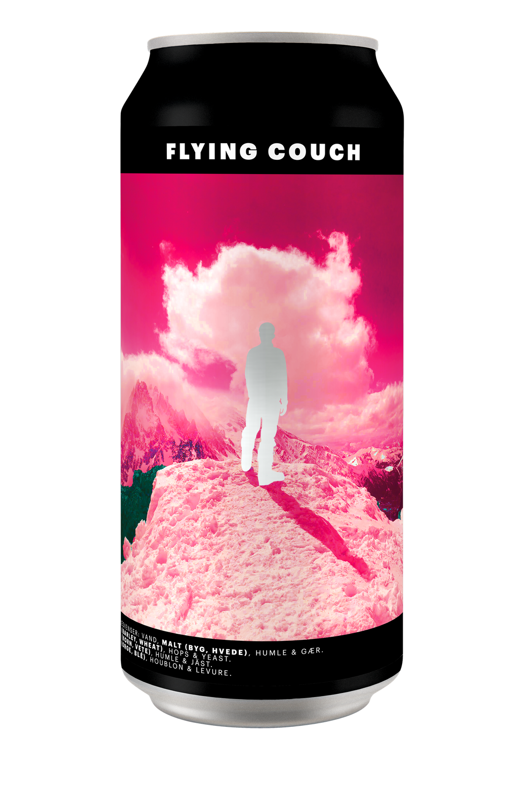 Lad Os Alle Hvede er en sydtysk-inspireret Hefeweizen, frisk og sprød hvedeøl med noter af banan og strejf af nellike - 44 CL dåse af Flying Couch brewing.