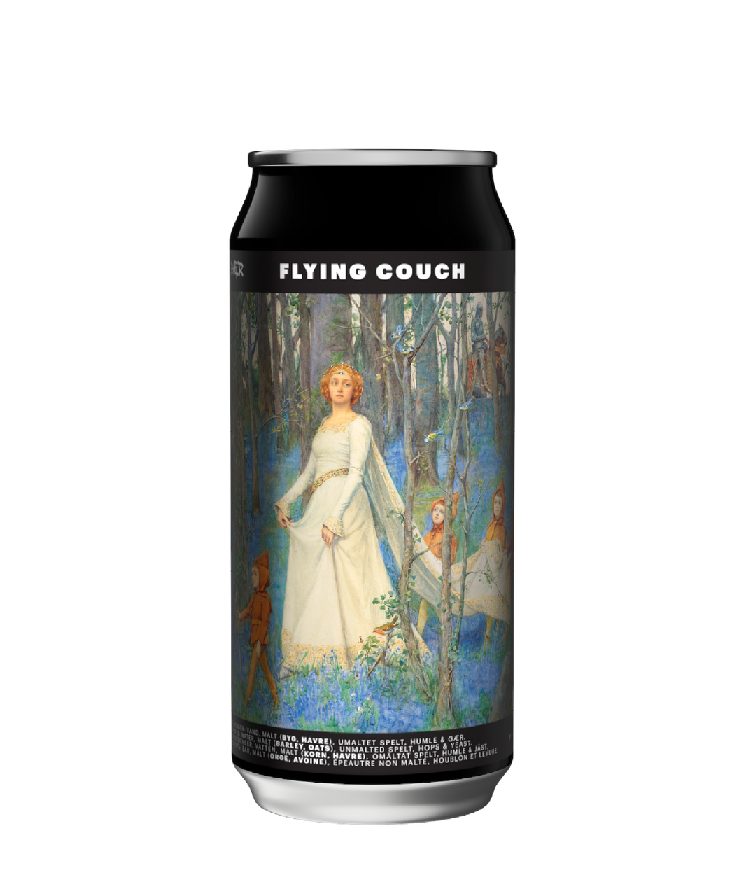 Spelt Up Til Bier er en blød og saftig New England IPA med masser af frisk humlearoma - craft beer i 44 CL dåse fra Flying Couch mikro bryggeri.