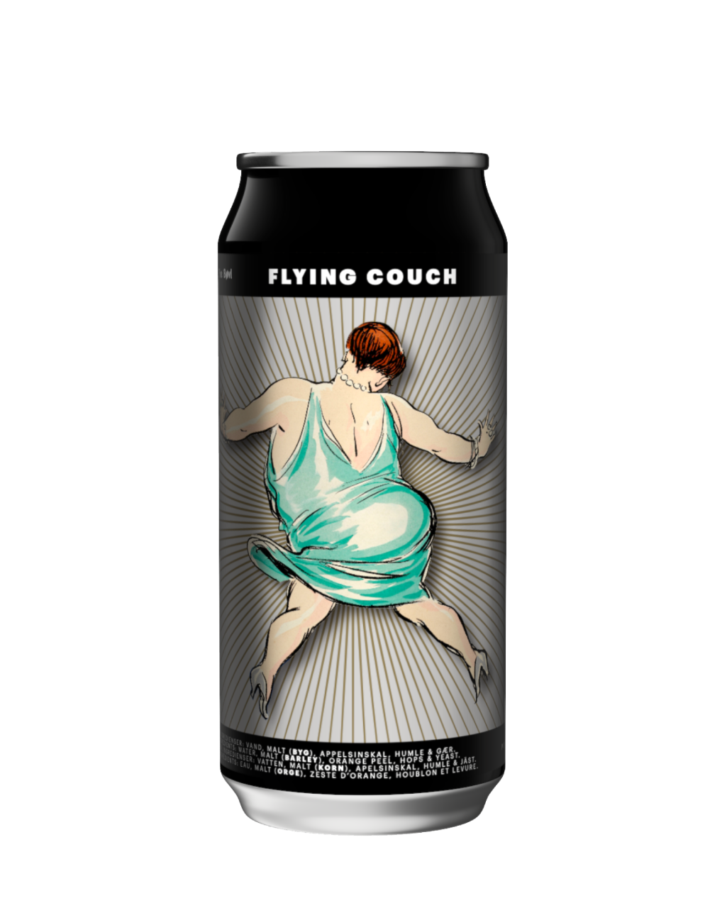 West Coast IPA - Glem the Trouble and the Bøvl - Flying Couch Brewing