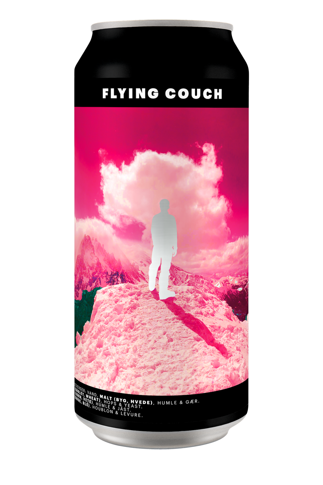 Lad Os Alle Hvede er en sydtysk-inspireret Hefeweizen, frisk og sprød hvedeøl med noter af banan og strejf af nellike - 44 CL dåse af Flying Couch brewing.