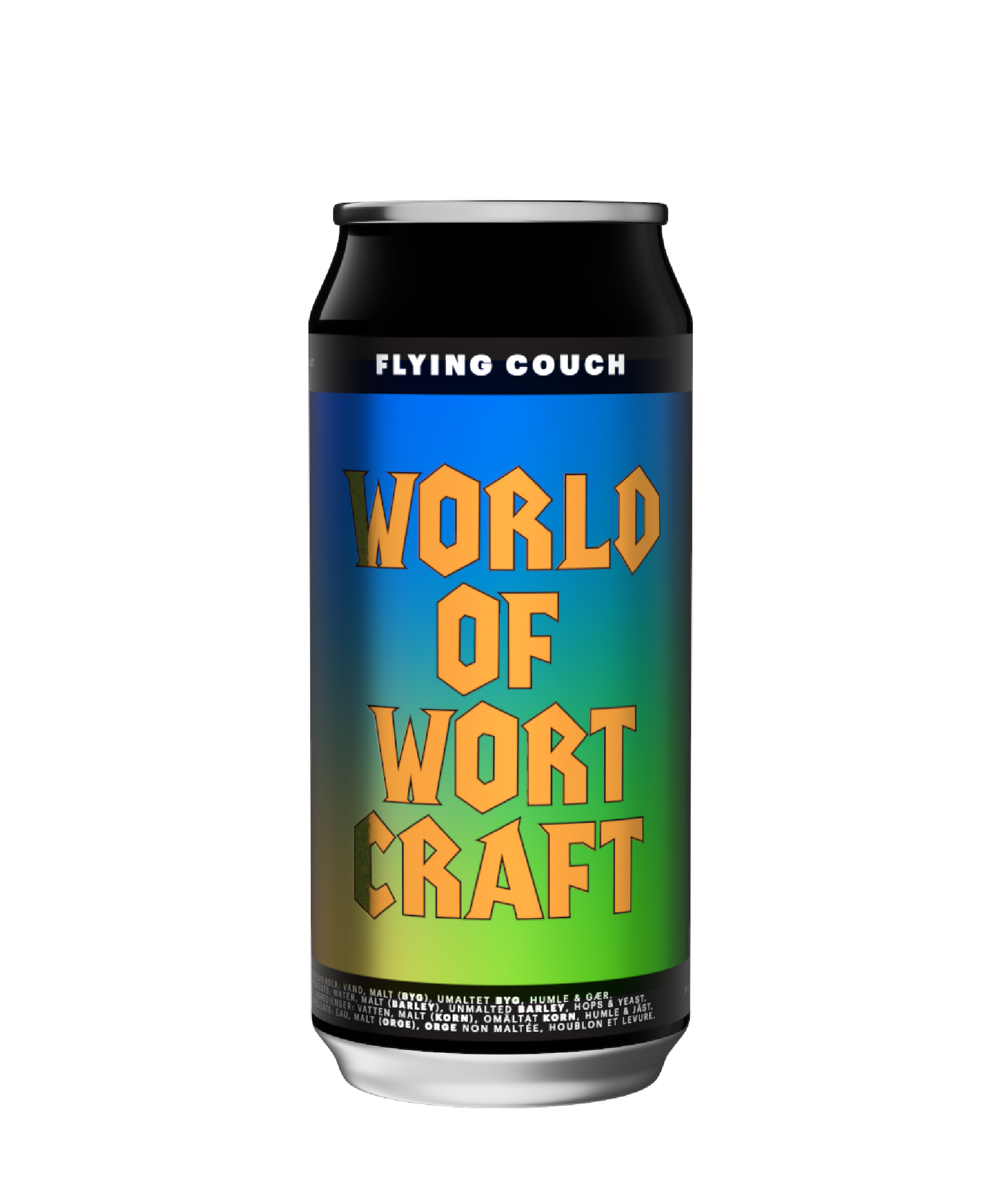 World of Wort Craft er en mørk og fortryllende sort IPA – craft beer fra Flying Couch i 44cl dåse.