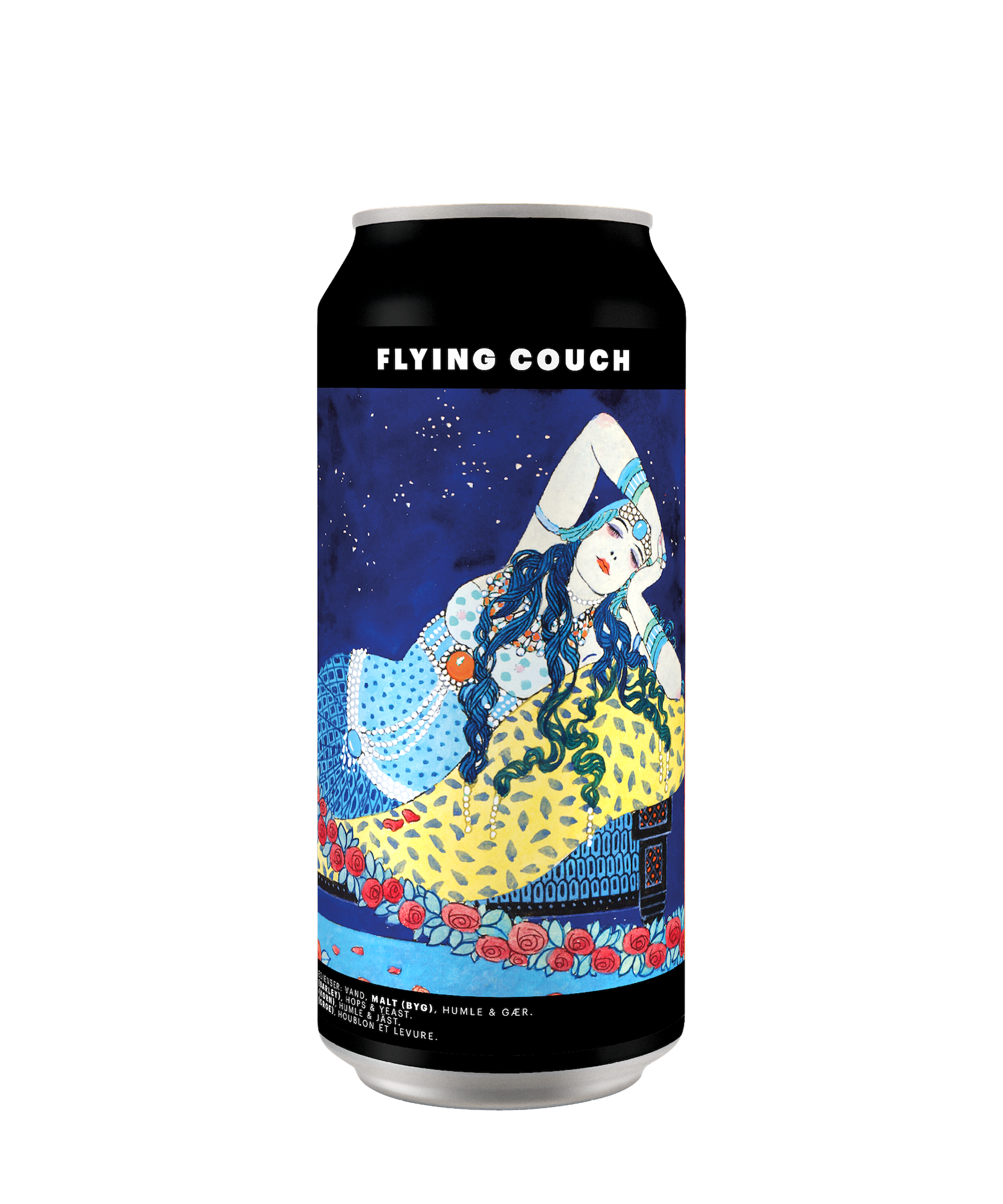 Helles A Place On Earth er en klassisk tysk Helles lager - craft beer fra Flying Couch i 44cl dåse.