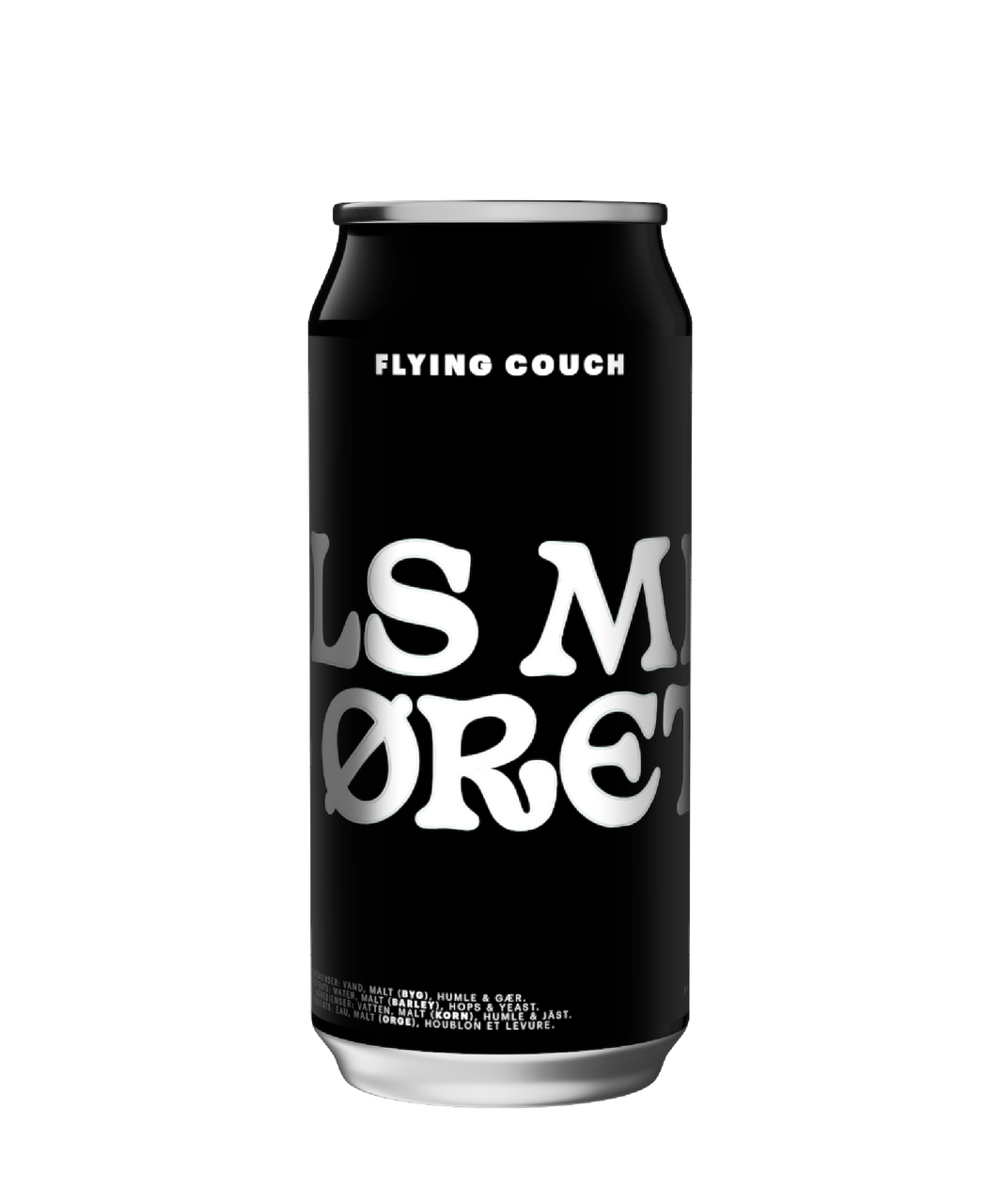 Pils Mig i Øret er en Lager Øl brygget med Perle & Hersbrucker - craft beer fra Flying Couch i 44cl dåse.