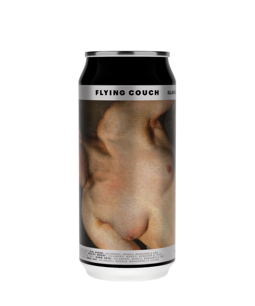 Censur er en lys og frisk Sour med kalamansi, mango og mandarin – craft beer fra Flying Couch i 44cl dåse.